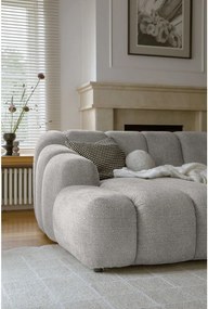 Divano angolare grigio chiaro (con penisola a sinistra/con chaise lounge) Shell – Miuform