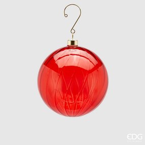 EDG - Enzo De Gasperi Pallina di Natale vetro vortex d.10 cm