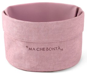 Cestino malva 27x17x10 cm con scritta