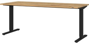 Tavolo da lavoro ad altezza regolabile elettricamente con piano in rovere 80x180 cm Lissabon - Germania