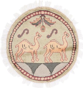 Agra Tappeto orientale 50 x 50 (Indian) Annodato A Mano