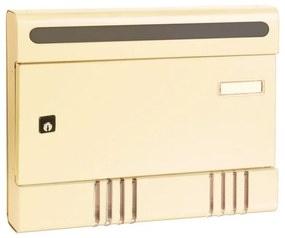 Cassetta postale ALUBOX  Sire formato rivista in alluminio avorio opaco L 36.5 x P 7 x H 29 cm