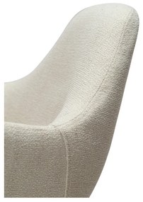 Poltrona crema in tessuto bouclé Zimmer - DAN-FORM Denmark