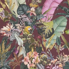 Carta da parati Dreamflowery parrot multicolor, 53 cm x 10.05 m
