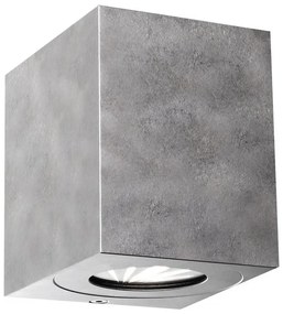 Nordlux - Applique da esterno LED CANTO 2xLED/6W/230V IP44 argento