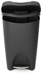 Bidone nero in plastica 50 l Brim - Umbra
