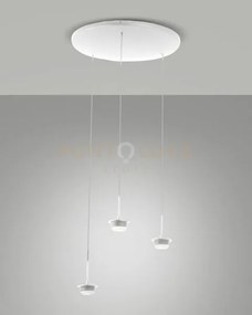 3804-47-102 montatura bianca completa tonda a led cct 2700k - 3000k...