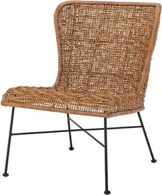 Poltrona con intreccio in colore naturale Somme - Bloomingville