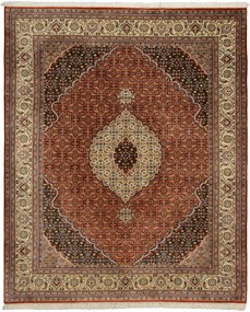 Tabriz Tappeto orientale 250x200 Rosso (Indian) Annodato A Mano