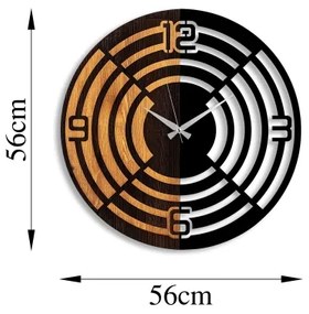 Orologio da parete diametro 56 cm 1xAA legno/metallo