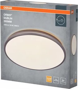 Osram - Plafoniera LED ORBIS DUBLIN LED/24W/230V Ø 39 cm argento