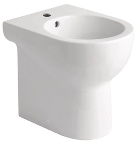 Bidet Da Terra Azzurra Ceramica Bianco Lucido "Mini Nuvola"