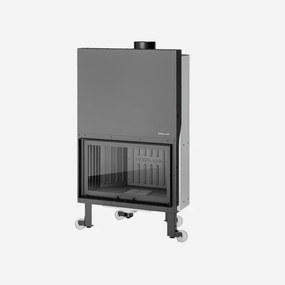 Camino A Legna Monoblocco MBS F 100 Pareti In Ghisa Girolami 5 Stelle