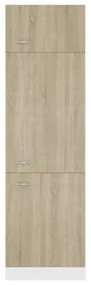 Armadio per Frigo Rovere Sonoma 60x57x207 cm in Truciolato