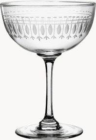 Set di 2 coppe da champagne in cristallo soffiato Ovals