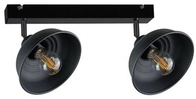 Faretto FAUN 2xE27/60W/230V nero