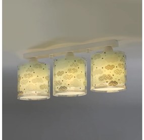 Dalber D-41413H - Plafoniera per bambini NUVOLE 3xE27/60W/230V