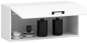 Cucina Lineare 180 Cm Moderna Pensili Bassi Bianco Opaco Emma V2