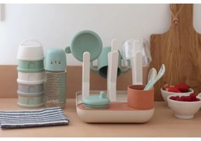 Beaba - Stendibottiglie beige/arancio