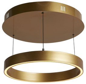 Lampadario Moderno Layla Acciaio Oro Alluminio Led 28,65W 2700-3000-4000K