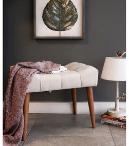 Pouf LUMI 40x58 cm crema