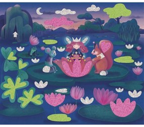 Magic Fairies - Adesivi di gommapiuma e sabbia fosforescente