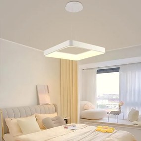 Lampadario a sospensione con filo LED dimmerabile LED/55W/230V 3000-6500K bianco + telecomando
