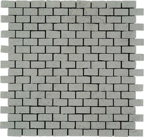 Mosaico 30x30 spaccatella 9,5 mm in gres porcellanato grigio Ragno Realstone Jerusalem 00R12304