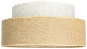 Plafoniera BOHO 1xE27/60W/230V diametro 40 cm color crema/beige