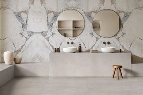 Gres Porcellanato Effetto Marmo Prezioso Bianco Opaco 120X120 - Ebrp751