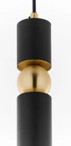 Jupiter 2003 - Lampadario a sospensione con filo ALAS 1xGU10/10W/230V nero/oro
