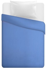 Trapuntino 1 piazza e mezza blu microfibra