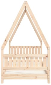Giroletto per bambini 80x200 cm in legno massello di pino