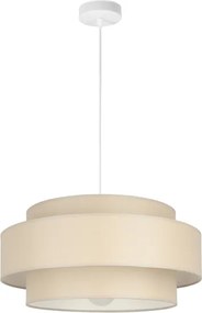 Brilagi - Lampadario sospeso su cavo RESNA 1xE27/60W/230V Ø 40 cm beige