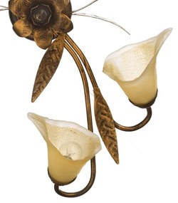 ONLI - Plafoniera ALGA 4xE14/6W/230V bronzo