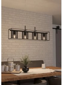 Eglo 43773 - Lampadario a sospensione con filo CATTERICK 4xE27/40W/230V