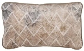 Cuscino Beige Geometrico 50 x 30 cm