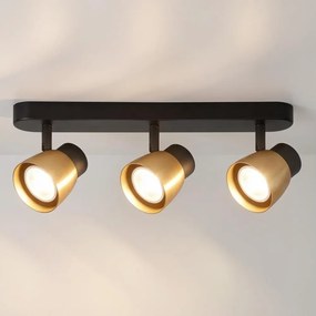 Brilagi - Faretto NUGGET 3xGU10/30W/230V nero/oro