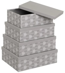 Scatole di cartone in set da 15 con coperchio Route - Casa Selección