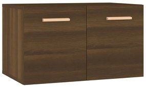 Mobile a parete rovere marrone 60x36,5x35 cm legno multistrato