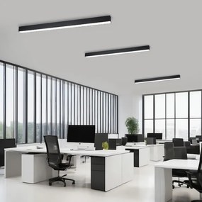 Brilagi - Plafoniera LED dimmerabile SLEEKLINE LED/40W/230V Wi-Fi Tuya, nero + telecomando