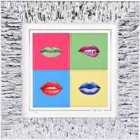 Quadro Andy Warhol 30x30 cm Beltrami con argento Miro Silver