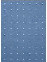 Arte International Carta da parati Dots - 31011 - Powerful Cerulean
