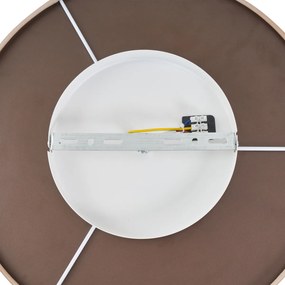 Plafoniera moderna beige in tessuto con LED dimmerabile a 3 livelli - Bredow