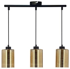 Lampadario a sospensione con filo COX 3xE27/60W/230V oro