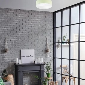 Plafoniera SIRJA PASTEL DOUBLE 4xE27/15W/230V diametro 45 cm verde