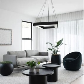 Lampadario LED a sospensione con filo LED/40W/230V 4000K 60x60 cm