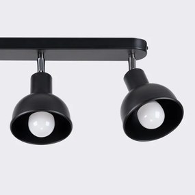 Sollux SL.1318 - Faretto ELBA 3xE27/15W/230V nero