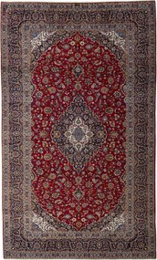 Kashan Tappeto 300x490 Rosso (Iran) Annodato A Mano