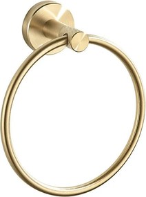 Portasciugamano da bagno Ring 6610 Modern Brush Gold